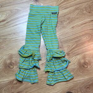 Matilda Jane Paint by Numbers Ruffle Leggings size 8